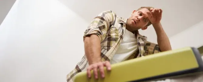 stressed home owner